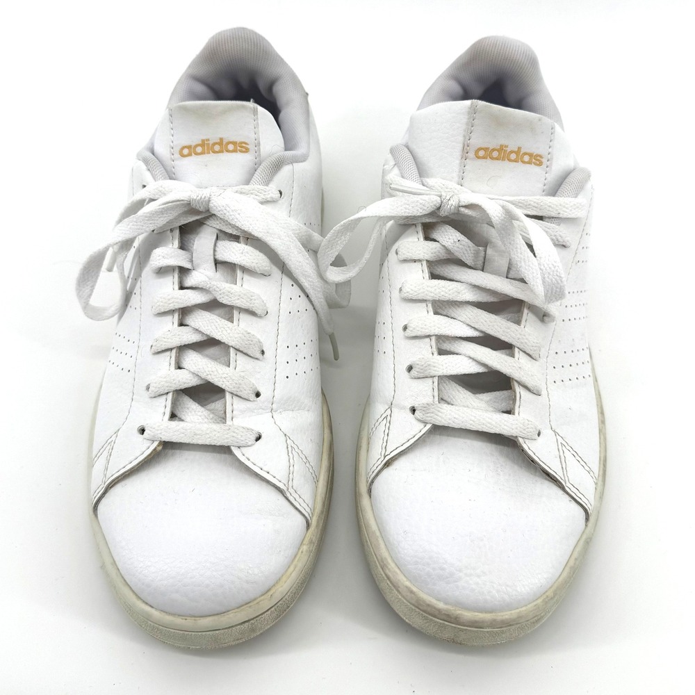 Adidas Grand Court Sneakers Womens 9.5 White Leopard Tennis Shoes Athleisure